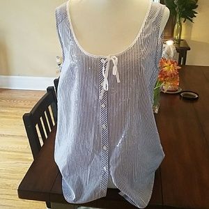 J. Crew top with sequins in front